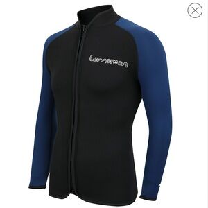 LEMORECN ADULT’S MEN’S 3MM WETSUITS JACKET LONG SLEEVE NEOPRENE WETSUITS TOP XXL